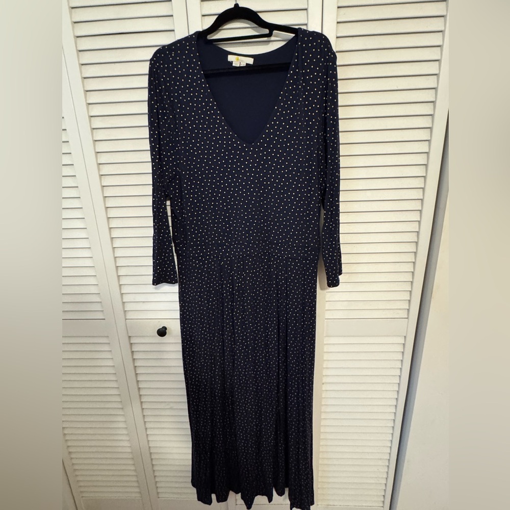 Boden navy jersey dress with pockets